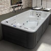 China Acrylic Outdoor Swim Spa Pool With Bluetooth Wireless Technology And Wireless Sound System on sale