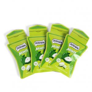 China Cooling Sugar Free Mint Green Apple Taste Oval Shaped Candy Full of Vitamin C supplier