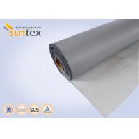 China Welding PU Coated Fiberglass Fabric Cloth Fire Barrier M0 Isolating Fabric Canvas 0.4mm on sale