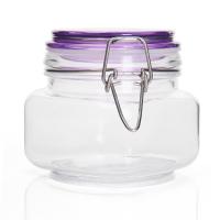 China 200ml Glass Storage Jars Tea Coffee Sugar Canisters For Kitchen Food Packaging on sale