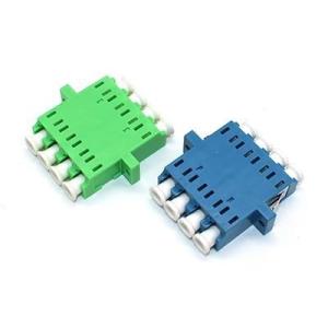 China FTTH Fiber LC Coupler, SM MM LC Quad Adapter для CATV / FTTX supplier