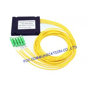SC APC Connector optical Wavelength Division Multiplexer Low Insertion Loss