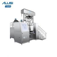 China 500-5000L Dual Hydraulic Lotion Mixer Machine Automatic Rising Type Pot Cover on sale
