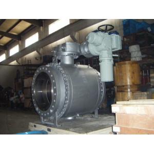China Soft Seat 16 Inch 600LB Trunnion Mounted Ball Valve supplier