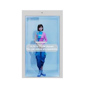 China 86 inch 3D Holographic display box LCD Transparent Cabinet AI Digital Human all-in-one machine wholesale