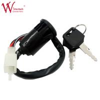 China 4 Pins Black Universal Motorcycle Ignition Switch For Honda CG125 With 2 Keys on sale