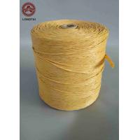 China Yellow Color PP Cable Filler Material Yarn Per Meter 33-36 Twisted Environmentally Friendly on sale