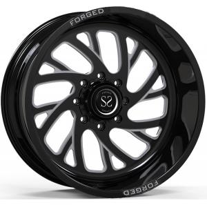 Gloss Black Machined Customized 4x4 Wheels/ 20X12 ET -44 4x4 Off Road Rims
