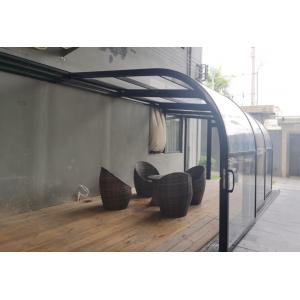 Arc Garden Glass Roof Sunroom Free Standing Prefab 6065 T5 EPDM