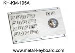Anti metálico - teclado de Digitas do quiosque do vândalo com taxa integrada do Trackball IP65