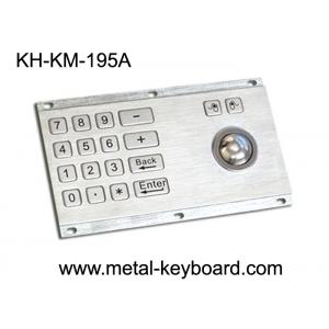 China Anti metálico - teclado de Digitas do quiosque do vândalo com taxa integrada do Trackball IP65 wholesale