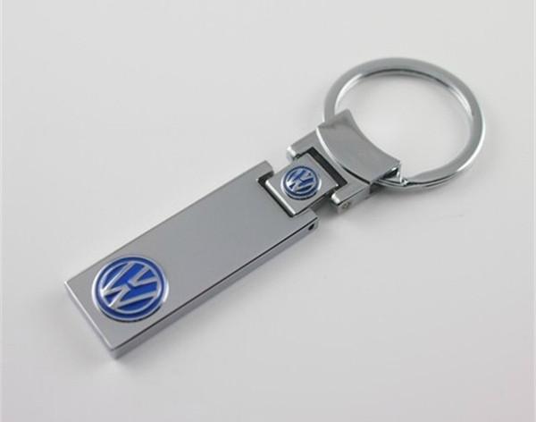 Epoxy painted Volkswagen auto logo key tag, Jewelry metal Volkswagen car logo