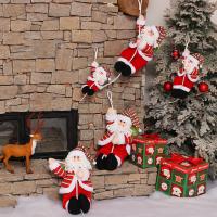 Climbing Rope Santa Claus Toys 100% Polyester Plush Material Customized Size