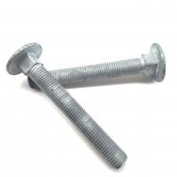 China Carbon Steel Grade 5.8 M36 M30 Power Carriage Bolt With Fine Pitch Thread on sale