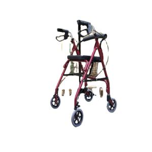 China Glissez non la mobilité Rollator suent le marcheur en aluminium absorbant de chariot supplier