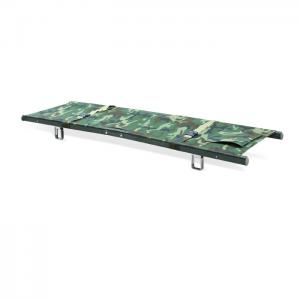 China Military Aluminum Alloy Frame Portable Double Fold Stretcher supplier