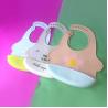 China Ergonomic Silicone Baby Feeding Set Lightweight Customized Logo Printed Soft wholesale