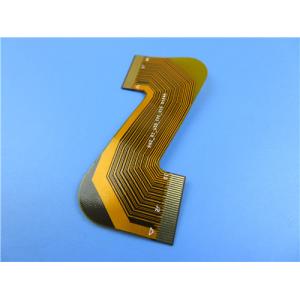 China Flexible Printed Circuit (FPC) Built on 1oz Polyimide with Gold Plated and PI Stiffener for Modem USB supplier