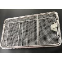 China Stainless Hospital Disinfection Metal Storage Basket Medical Apparatus Instruments Box on sale