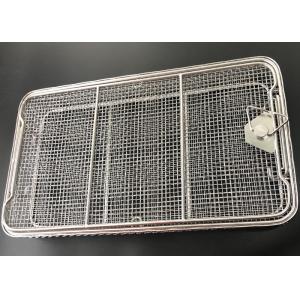 China Stainless Hospital Disinfection Metal Storage Basket Medical Apparatus Instruments Box supplier