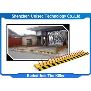 China Electronic Hydraulic Road Barrier , One Way Spike Barrier Security Equipment supplier