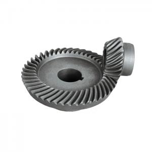 Helical Right Angle Bevel Gear Cross Axis Helical Bevel Pinion Gear