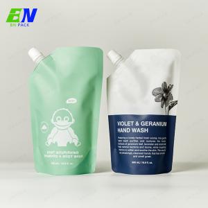 Eco Friendly 100% Recyclable Double PE Spout Pouch Refill Liquid Packaging Bag