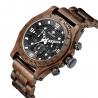 Luxury Business Multifunction Wrist Watch Mens Wooden Watch Waterproof