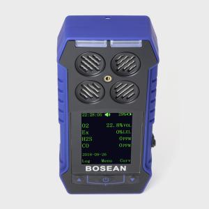 China Sensibilidade alta 4 em 1 detector de gás tóxico com grande exposição colorida do LCD supplier