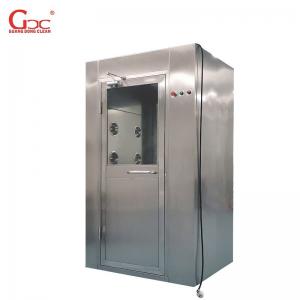 China Standard Two People 30m/S Cleanroom Air Shower With Electronic Interlocking Door supplier