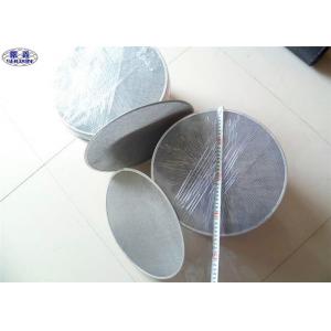 China Square Stainless Steel Wire Cloth Discs Double Sintered For Acid / Alkaline supplier