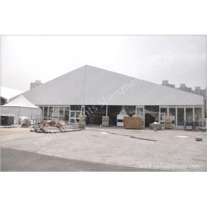 China Glass Doors Aluminum Structure Tent Marquee Big Marquee Hire 40x100 M 4000 Sqm supplier