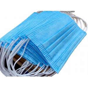 Blue 3 Ply Non Sterilization PPE Earloop Face Masks