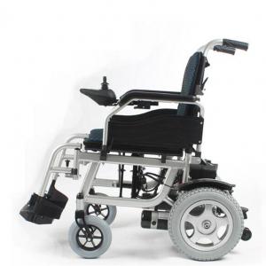 China Padded / Upholstered Drive Medical Wheelchairs 43kg Foldable Electric Wheelchair supplier