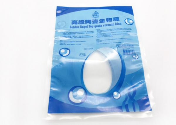 Transparent Window Three Side Seal Pouch For Active Mud Carbon Anti - Fake