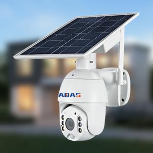 China 1080P Spotlight Solar Battery Powered Camera Pan Tilt 360 View supplier
