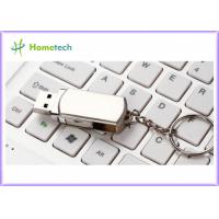 China Rotated Metal USB Flash Drives / personalized jump drives Swivel Style on sale