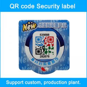 Durable Waterproof QR Code Labels Easy To Scan Paper Stickers Roll Die Cut Sheets