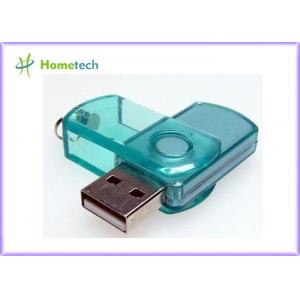 Transparent Plastic Twist USB Sticks , Bulk Windows Vista Flash Drive