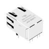 ベルパルス SI-50170-F コンパティブル LINK-PP LPJ1014AWNL 10/100 ベース-T 1x1 ポート イーサネット RJ45 ジャック タブアップ グリーン/グリーン LED