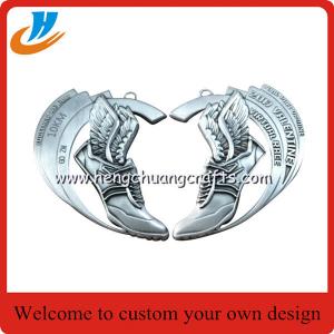 China 3D metal medals,die casting metal medals sports medals alloy engraved supplier