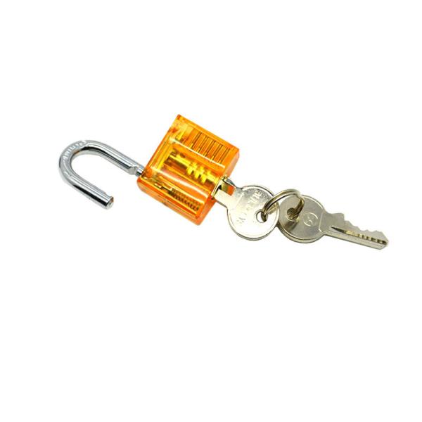 China Mini-version Transparent Yellow Practice Lock Locksmith Tools wholesale