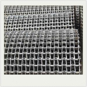 China Horseshoe Stainless Steel Wire Mesh Conveyor Belt For Bottle Conveyor wholesale