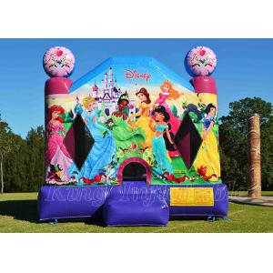China Disney Princess Inflatable Bouncing Castle Outdoor Parties Juming Bounce House For Girls supplier