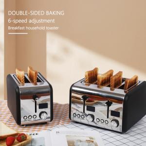 4 Slice Kitchen Aid Toaster Anti Dry Burning Rectangle 304 Stainless Steel