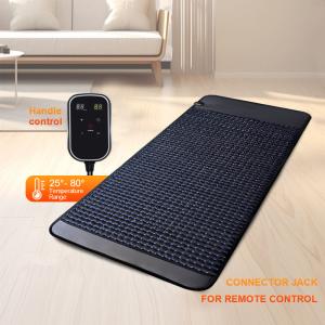 China 4 PEMF Coils PU leather Mattress with Crystals and Negative Ion Balls for Body Relief wholesale