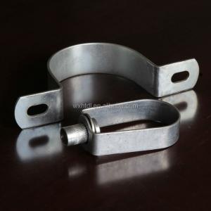 Stainless Steel U Strap Omega Pipe Clamp 4 Inch 2 Inch Pipe Saddle Clamp