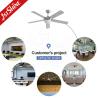 China Dual-Style Ceiling Fan With Light And Reversible Black & Silver Blades Remote Control wholesale