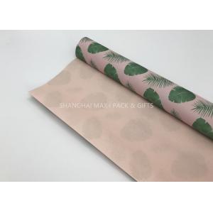 Xmas Pink Wrapping Paper Roll , Patterned Luxury Christmas Gift Wrapping Paper