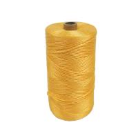 China 3mm Yellow Twisted PP Yarn For Submarine Cable Wrapping Design on sale